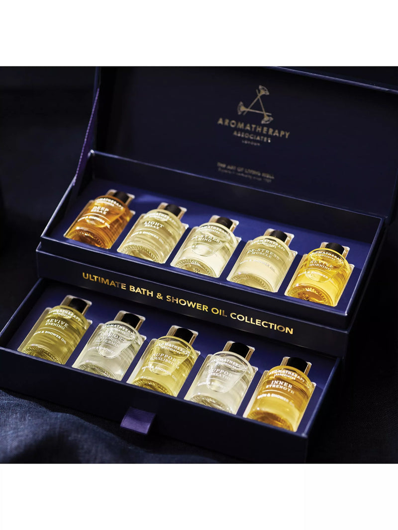 Aromatherapy Associates bath and shower oil collection 10 x 9ml - British product
