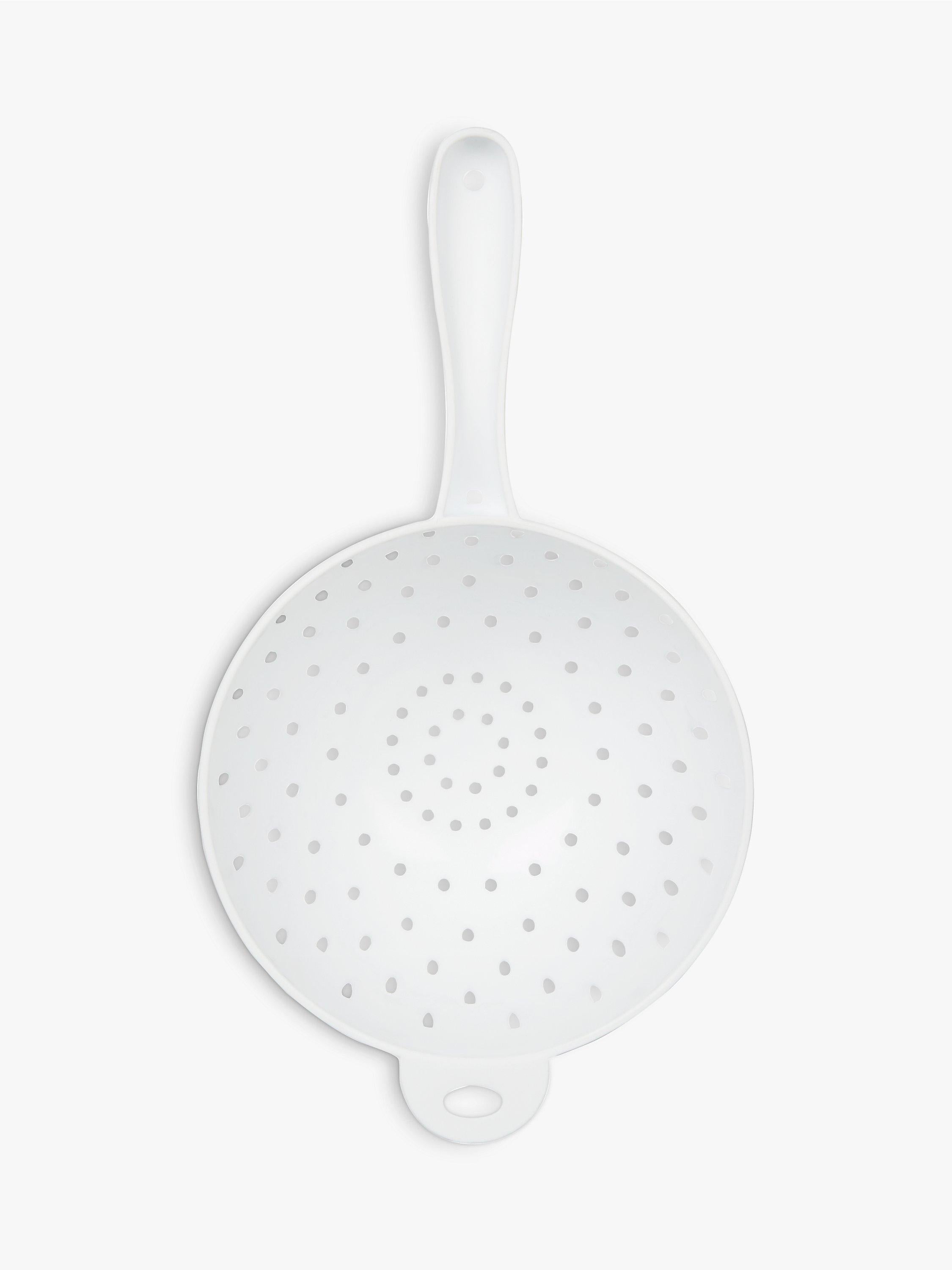 John Lewis plastic colander white 20cm kitchen, UK version