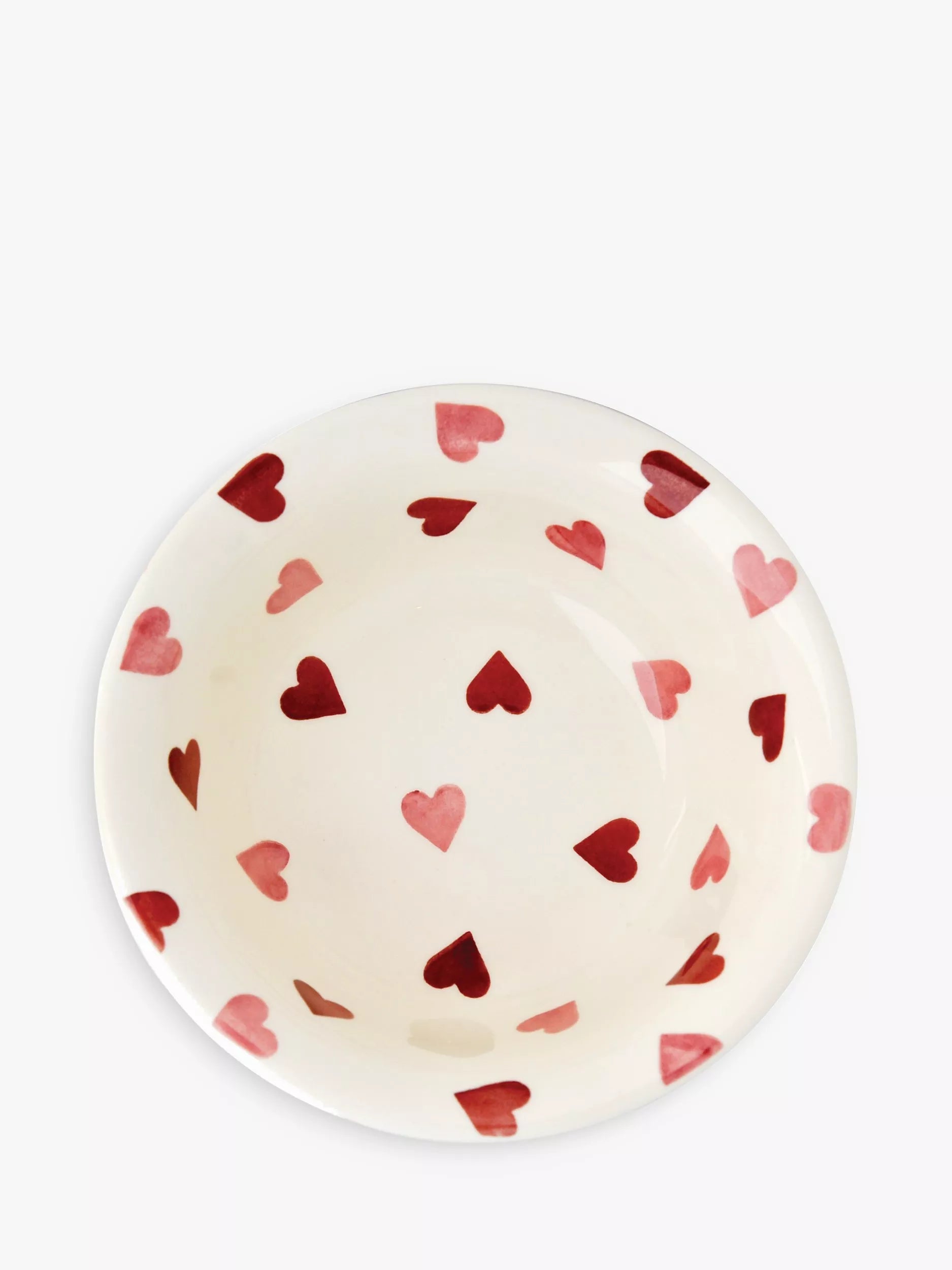 Emma Bridgewater Pink Hearts cereal bowl 16.9cm, UK version