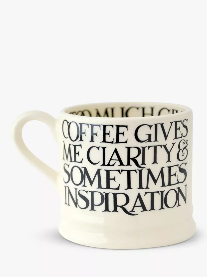 Emma Bridgewater Black Toast small mug 175ml, imported from the UK