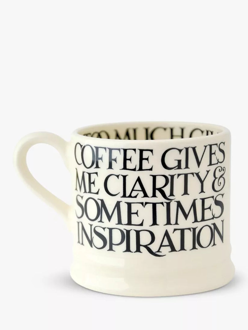 Emma Bridgewater Black Toast small mug 175ml, imported from the UK