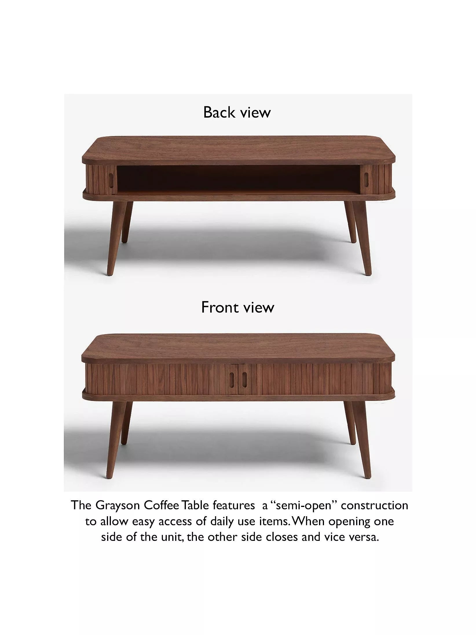 John Lewis Grayson Storage Coffee Table - British product