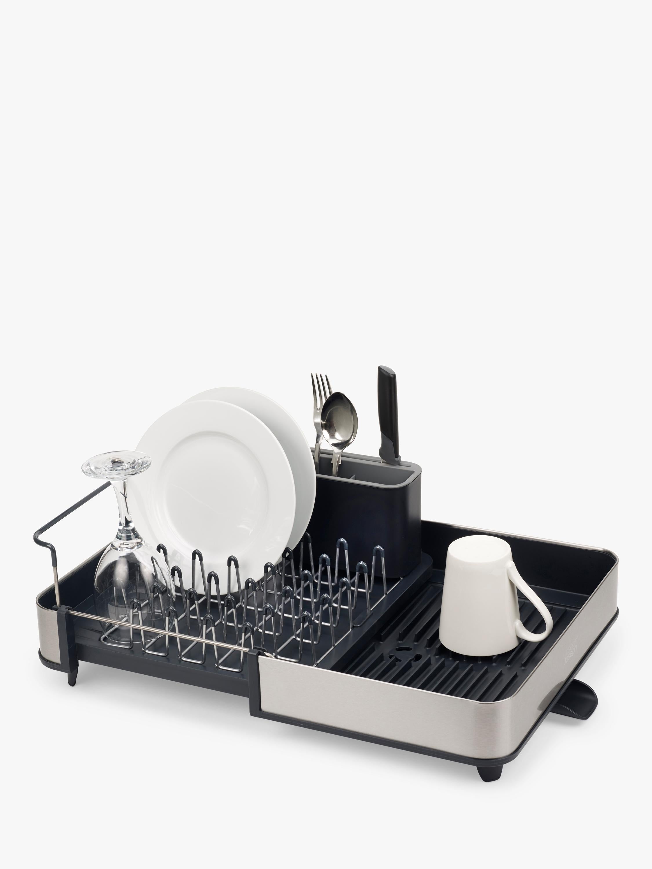Joseph Joseph Extend stainless steel dish drainer, imported from the UK