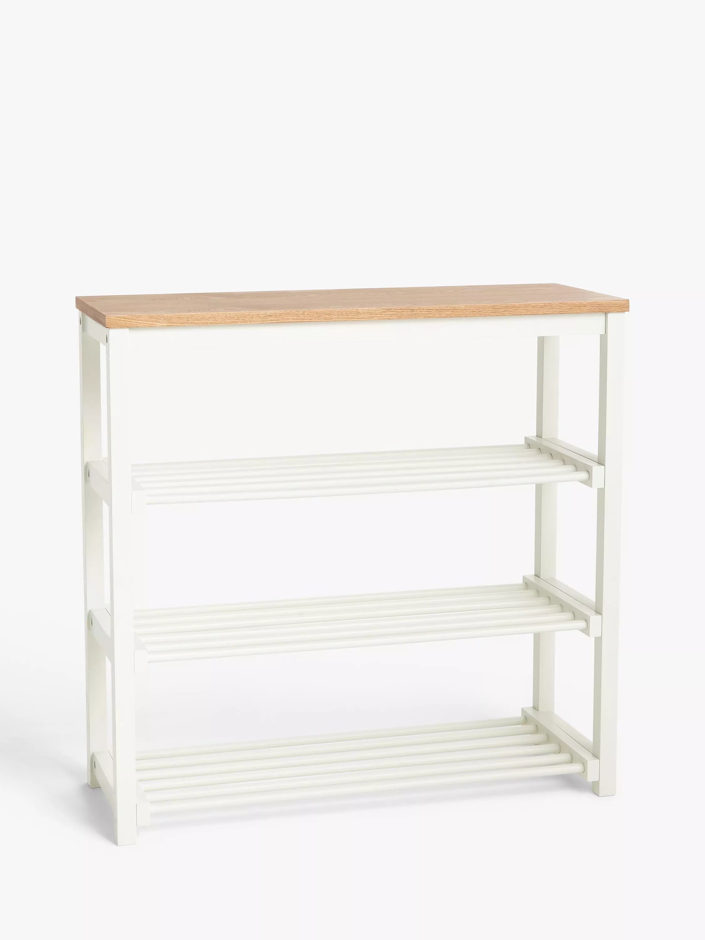 John Lewis Modern Country 4 Tier Shoe Rack