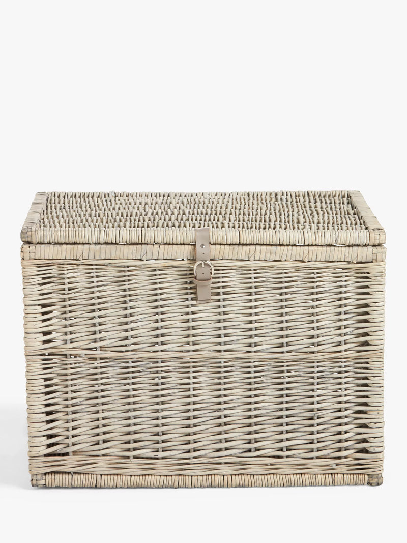 John Lewis willow storage trunk grey wash (British brand)