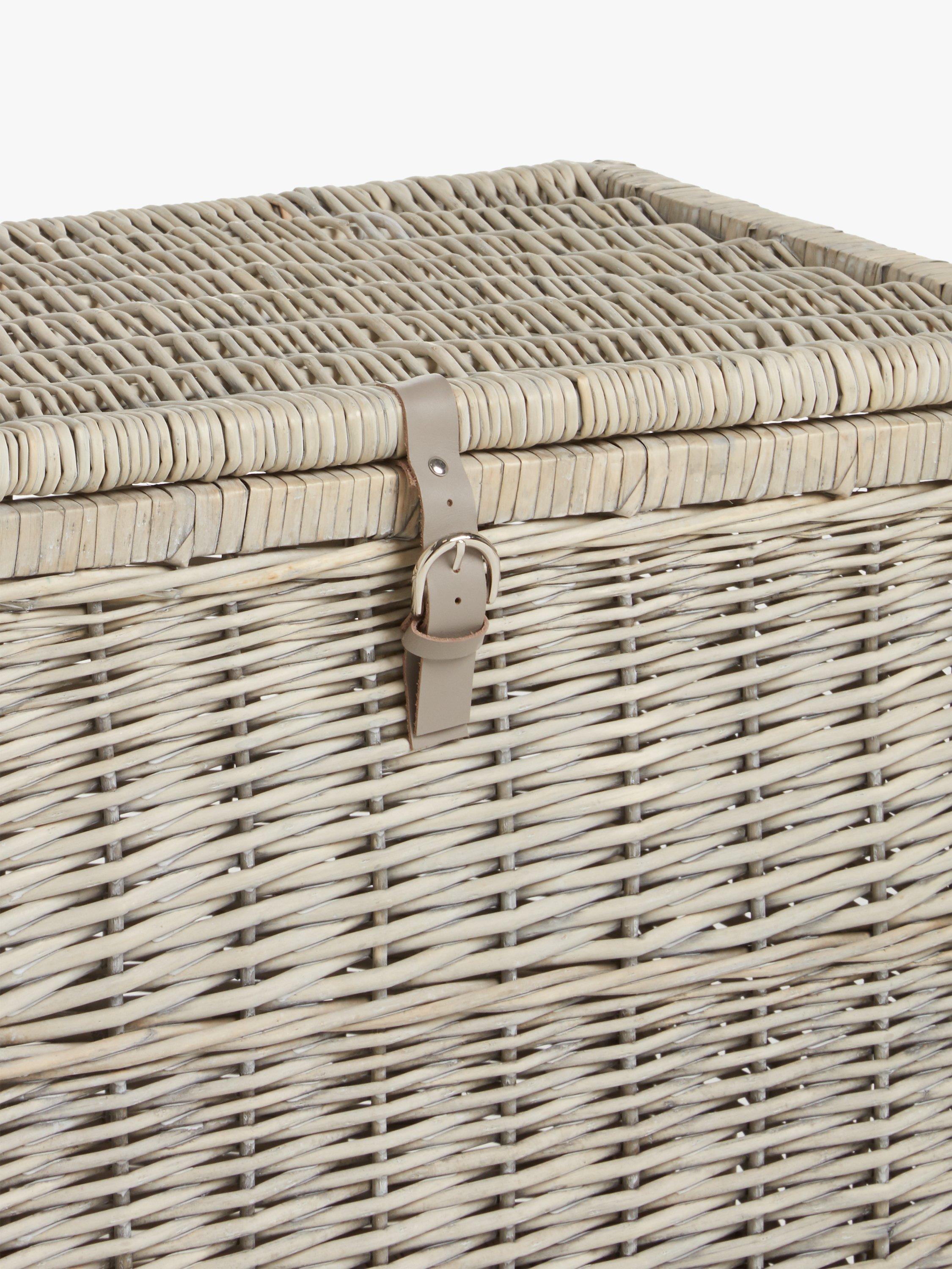 John Lewis willow storage trunk grey wash (British brand)
