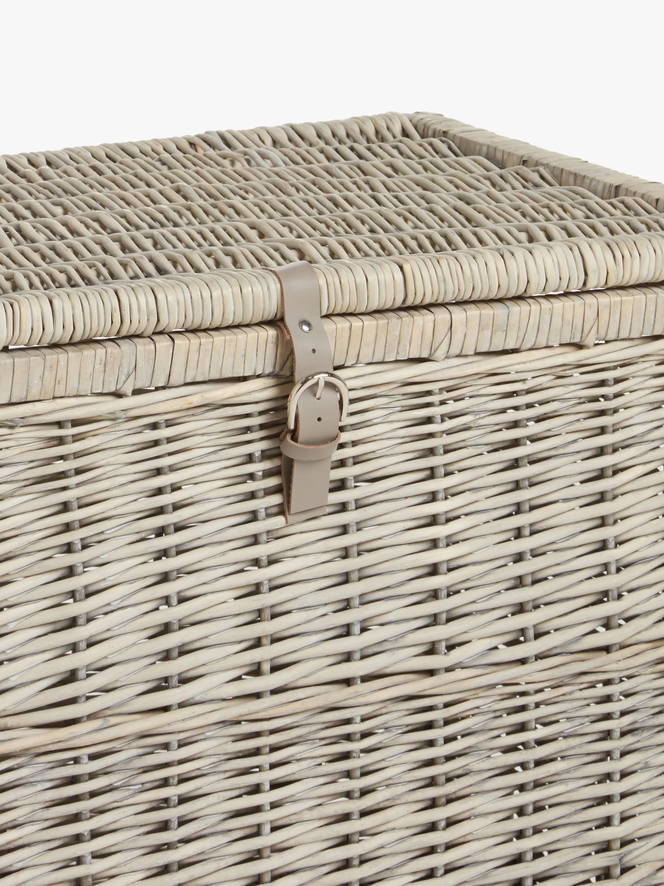 John Lewis willow storage trunk grey wash (British brand)
