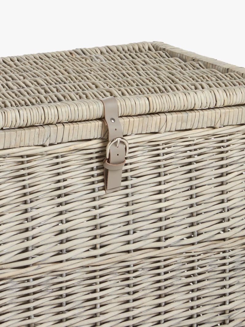 John Lewis willow storage trunk grey wash (British brand)