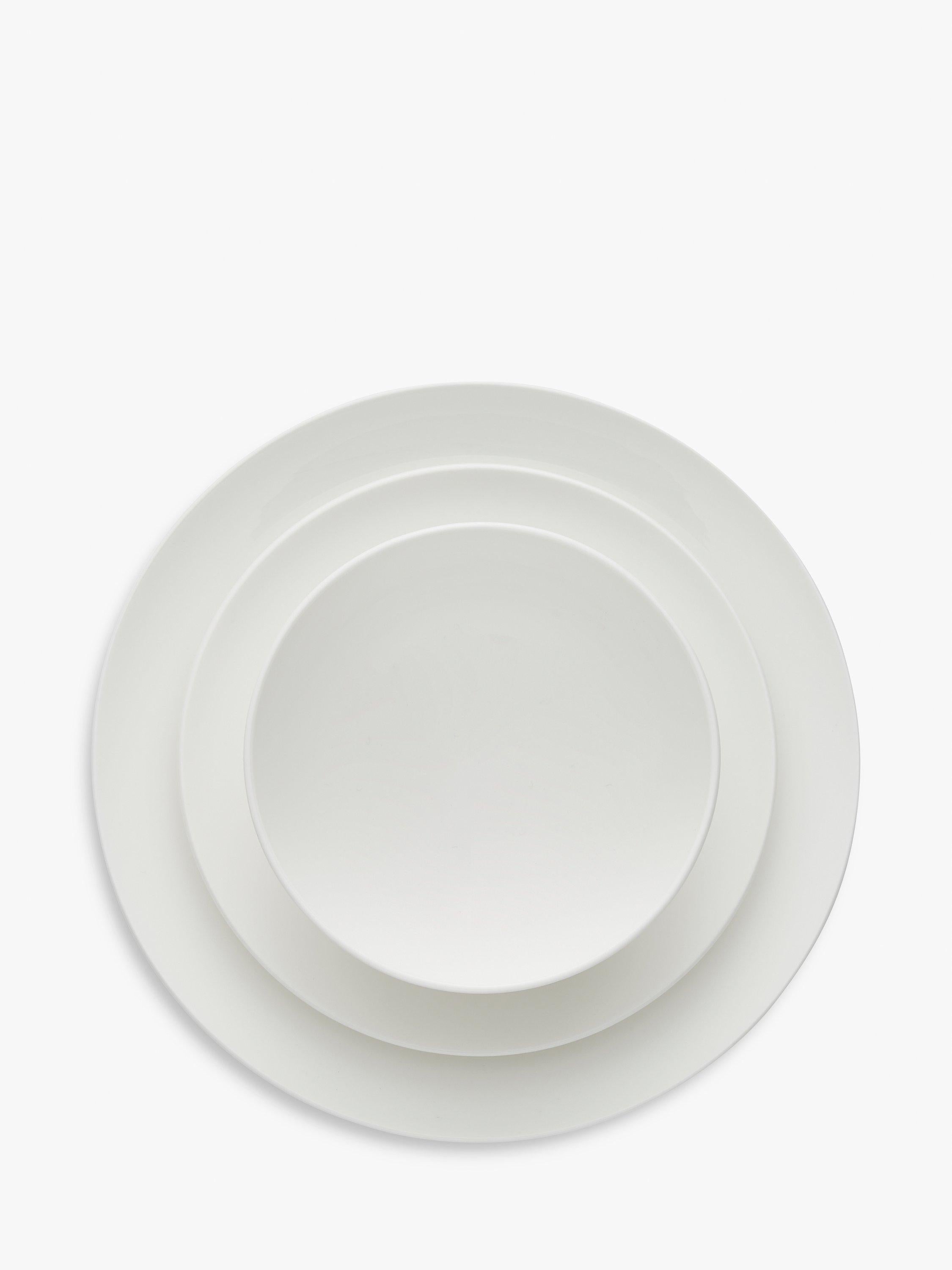 Royal Worcester bone china dinnerware set Serendipity White 12 piece - British product