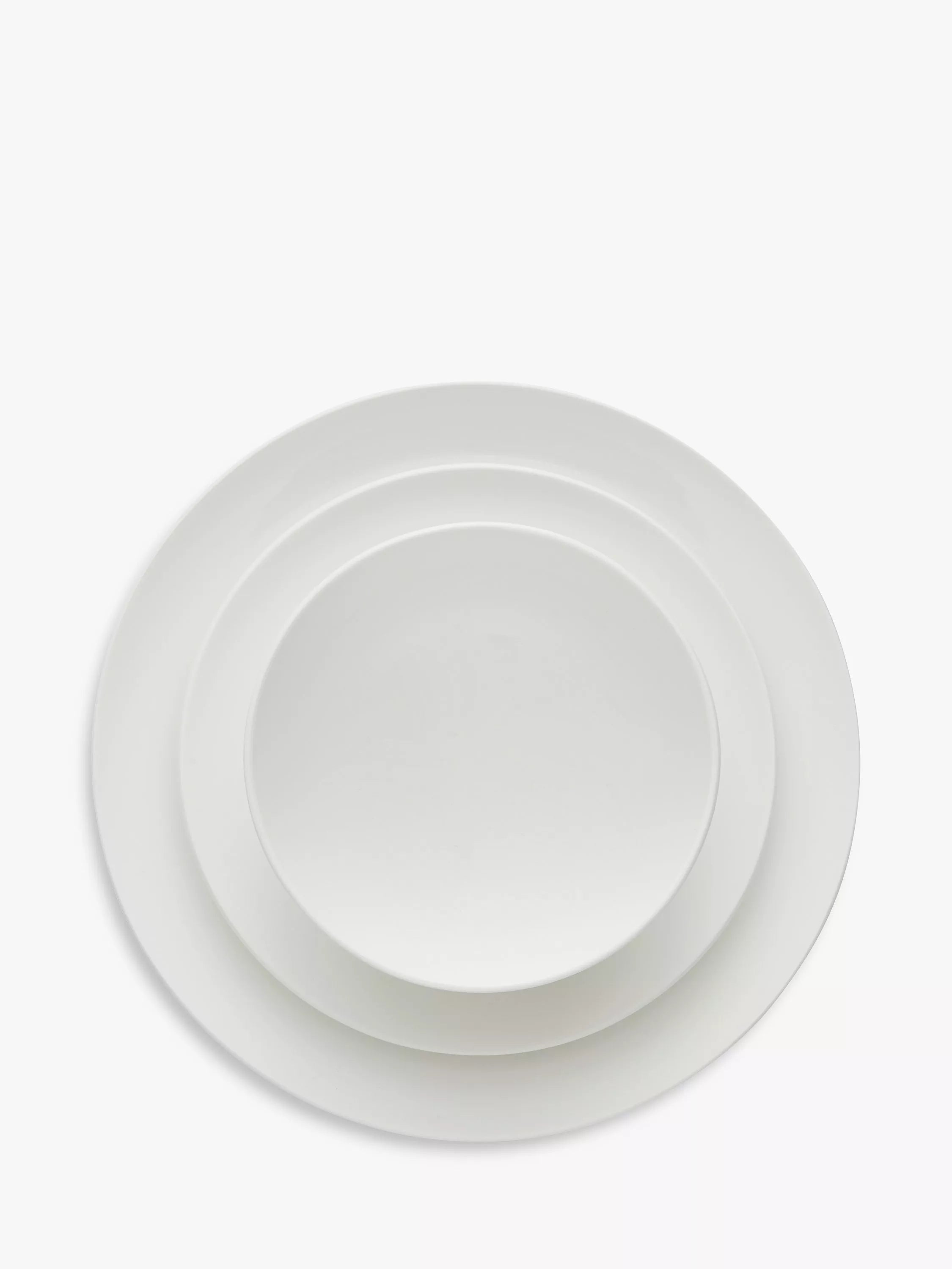 Royal Worcester bone china dinnerware set Serendipity White 12 piece - British product