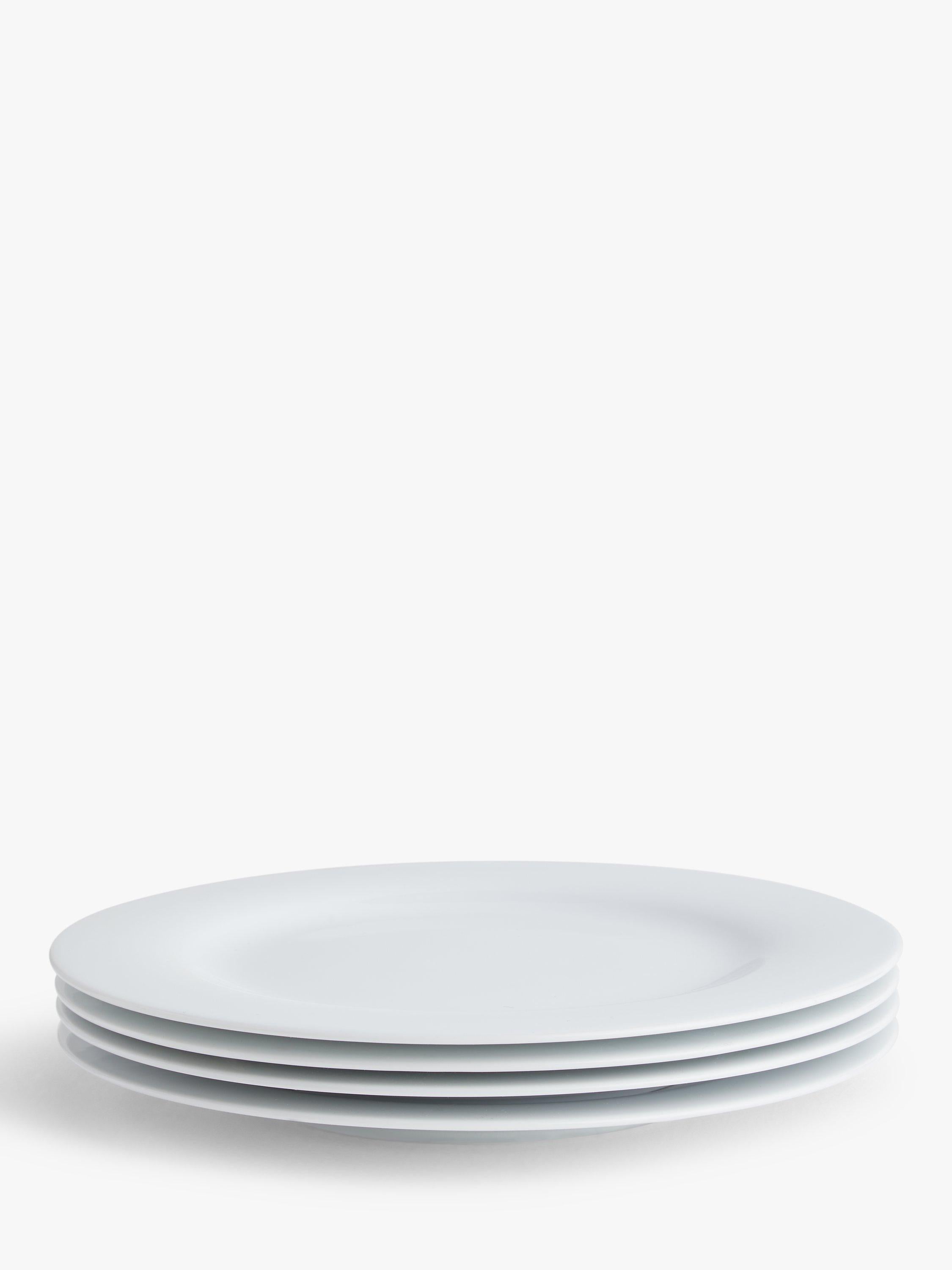 John Lewis Dine porcelain dinner plate 28cm set of 4, imported from the UK