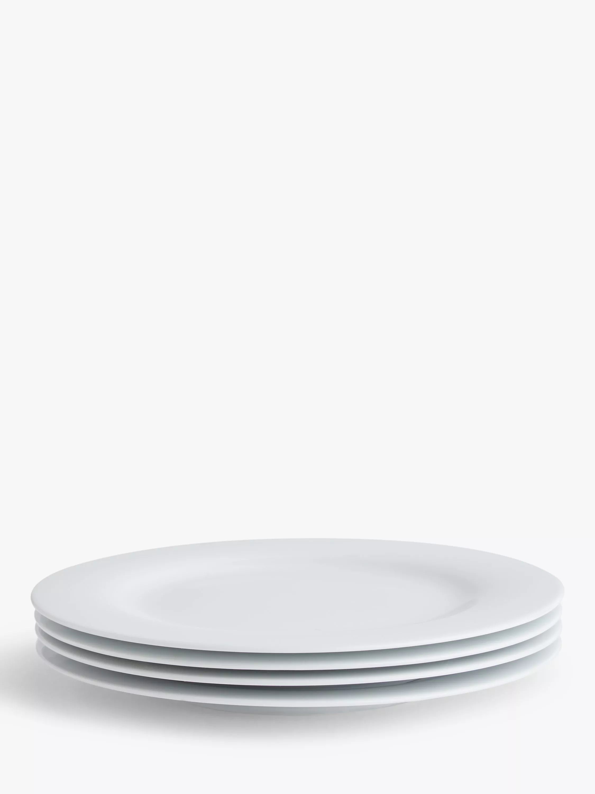 John Lewis Dine porcelain dinner plate 28cm set of 4, imported from the UK