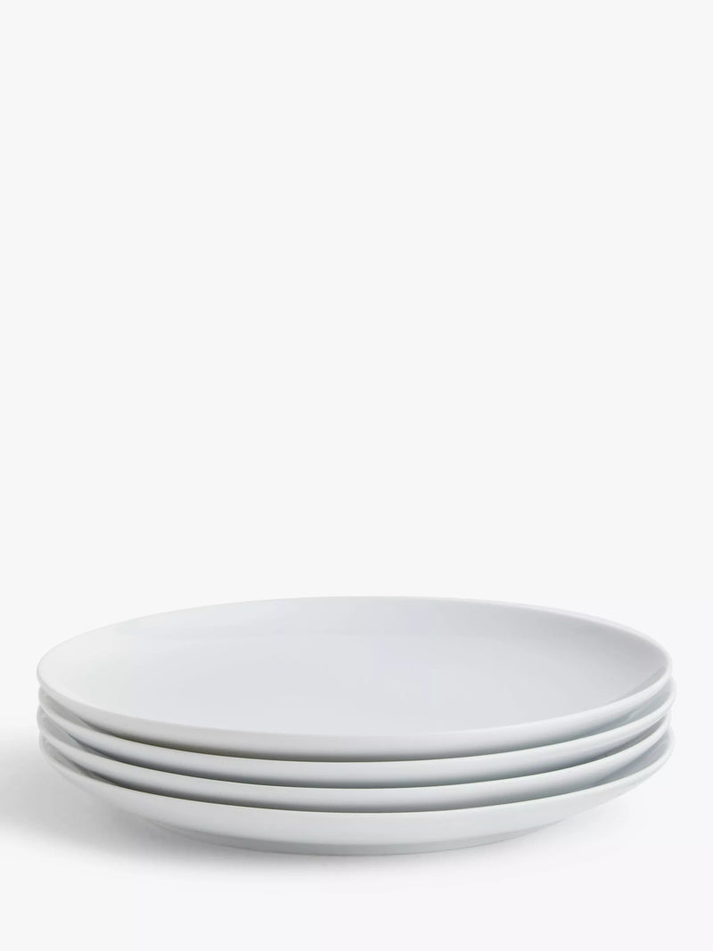 John Lewis porcelain side plates 22cm set of 4, UK version