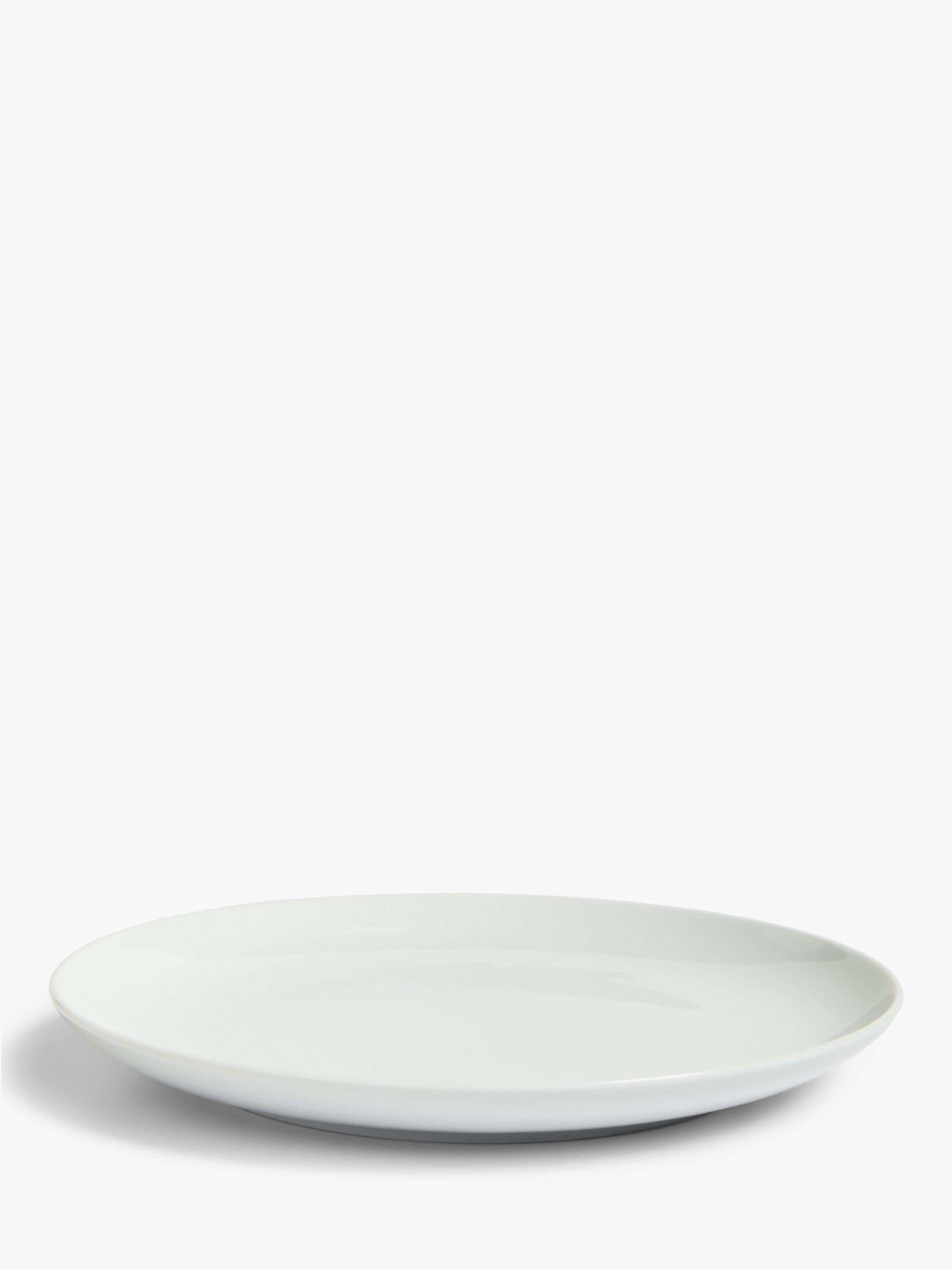 John Lewis porcelain coupe side plates 18cm set of 4, imported from the UK