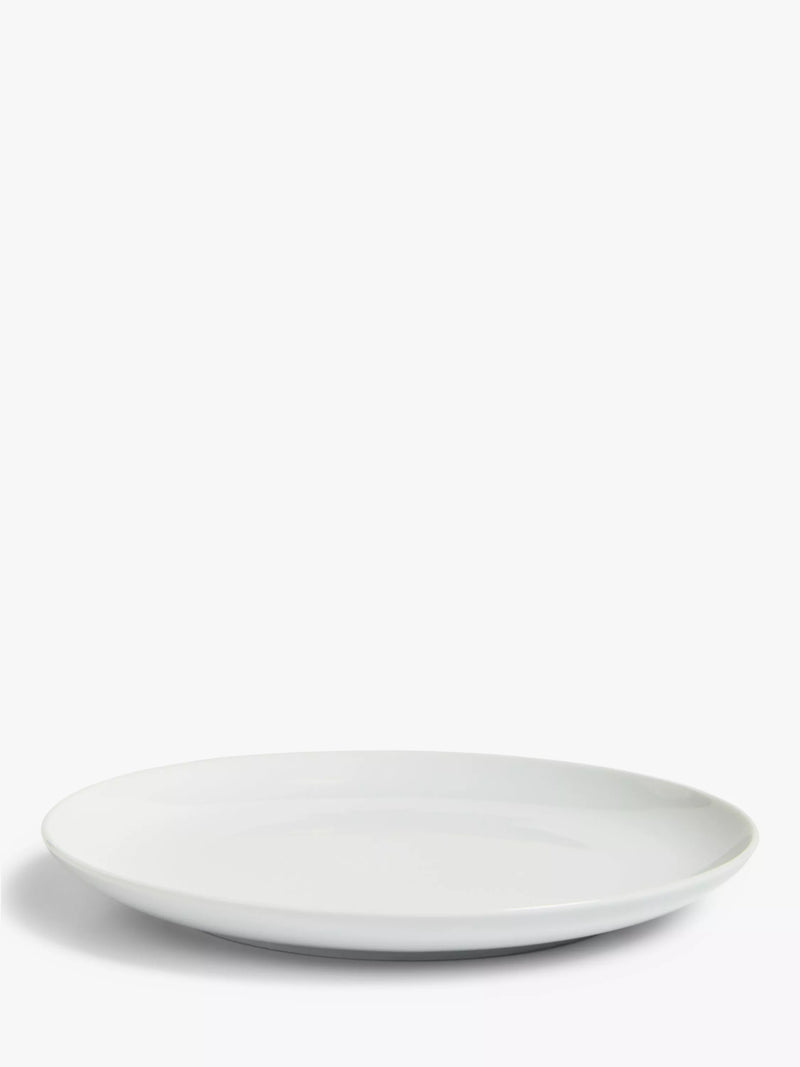 John Lewis porcelain coupe side plates 18cm set of 4, imported from the UK