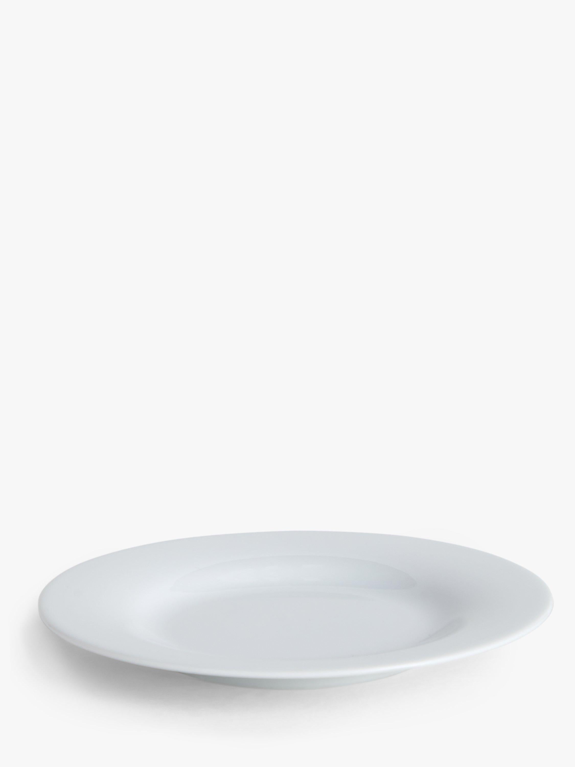 John Lewis porcelain side plates set of 4 white 18cm, UK version