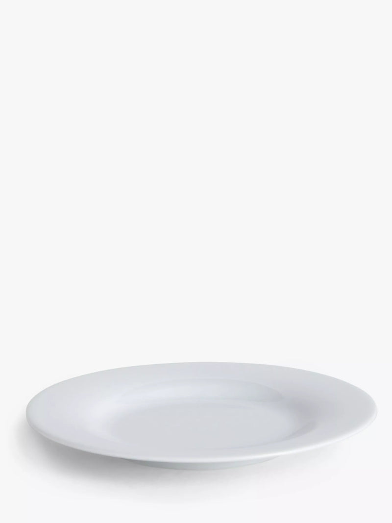 John Lewis porcelain side plates set of 4 white 18cm, UK version