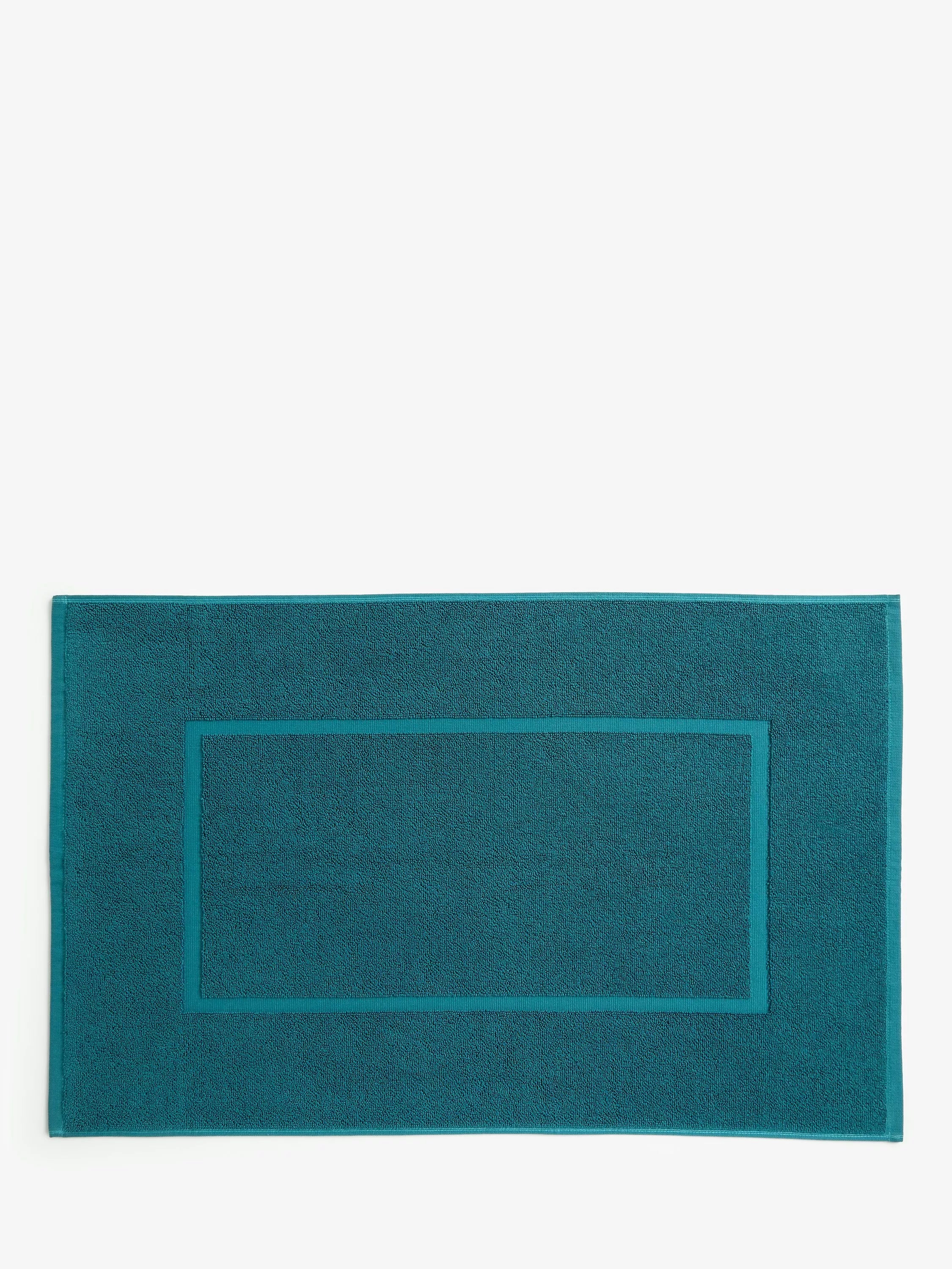 John Lewis Egyptian Cotton Bath Mat, Dark Teal