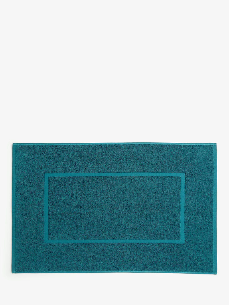 John Lewis Egyptian Cotton Bath Mat, Dark Teal