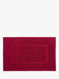 John Lewis Egyptian Cotton Bath Mat, Claret Red