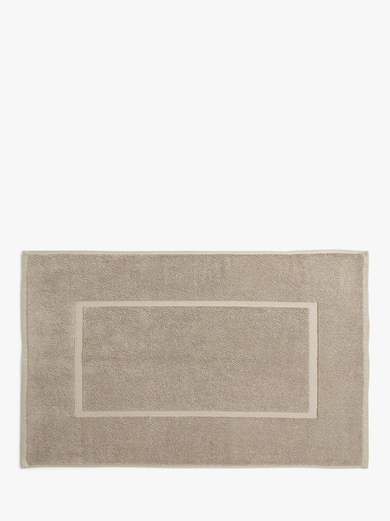 John Lewis Egyptian Cotton Bath Mat, Smoke Grey