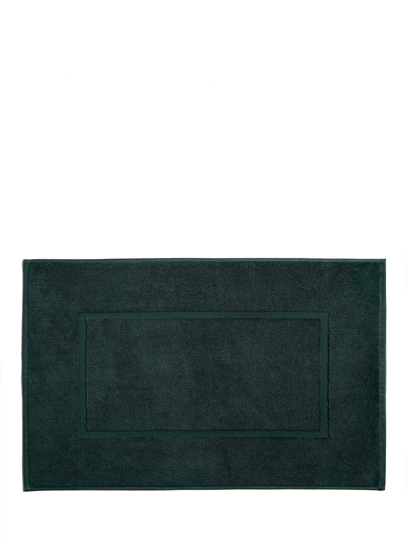 John Lewis Egyptian Cotton Bath Mat, Dark Evergreen