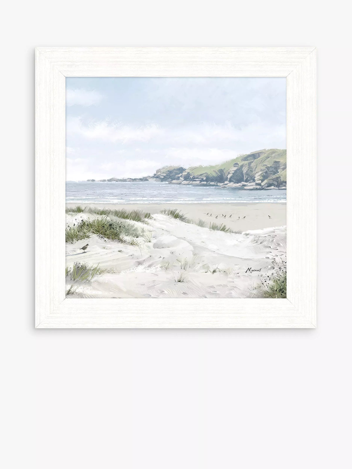 John Lewis seascape framed print 37x37cm, imported from the UK