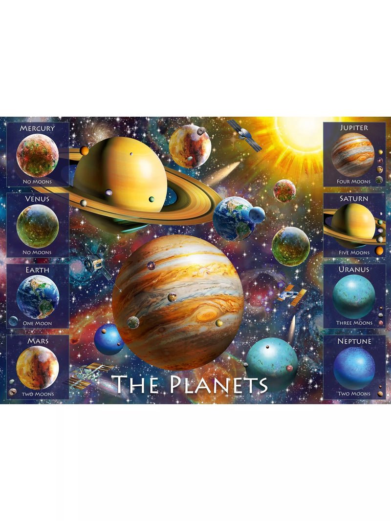 Ravensburger The Planets XXL jigsaw puzzle 100 pieces, imported from the UK