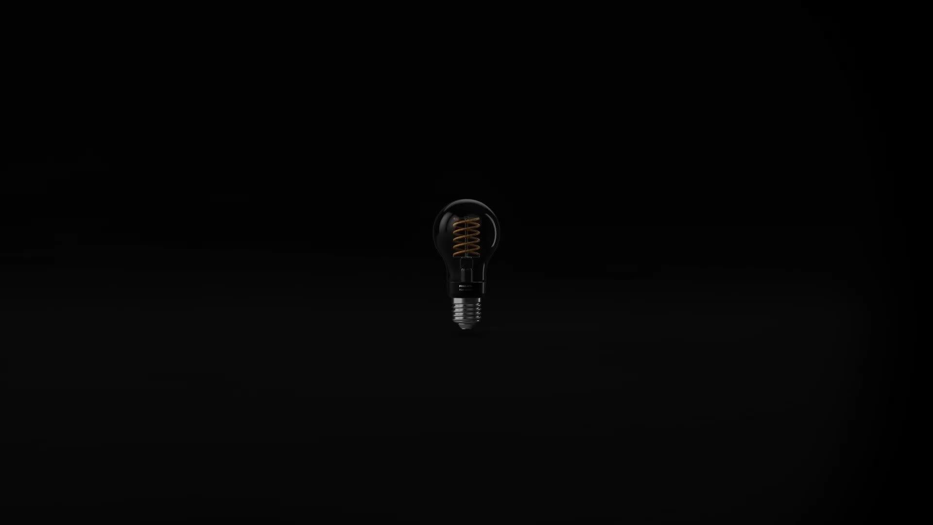 Philips Hue smart LED classic filament bulb E27 7W, UK version