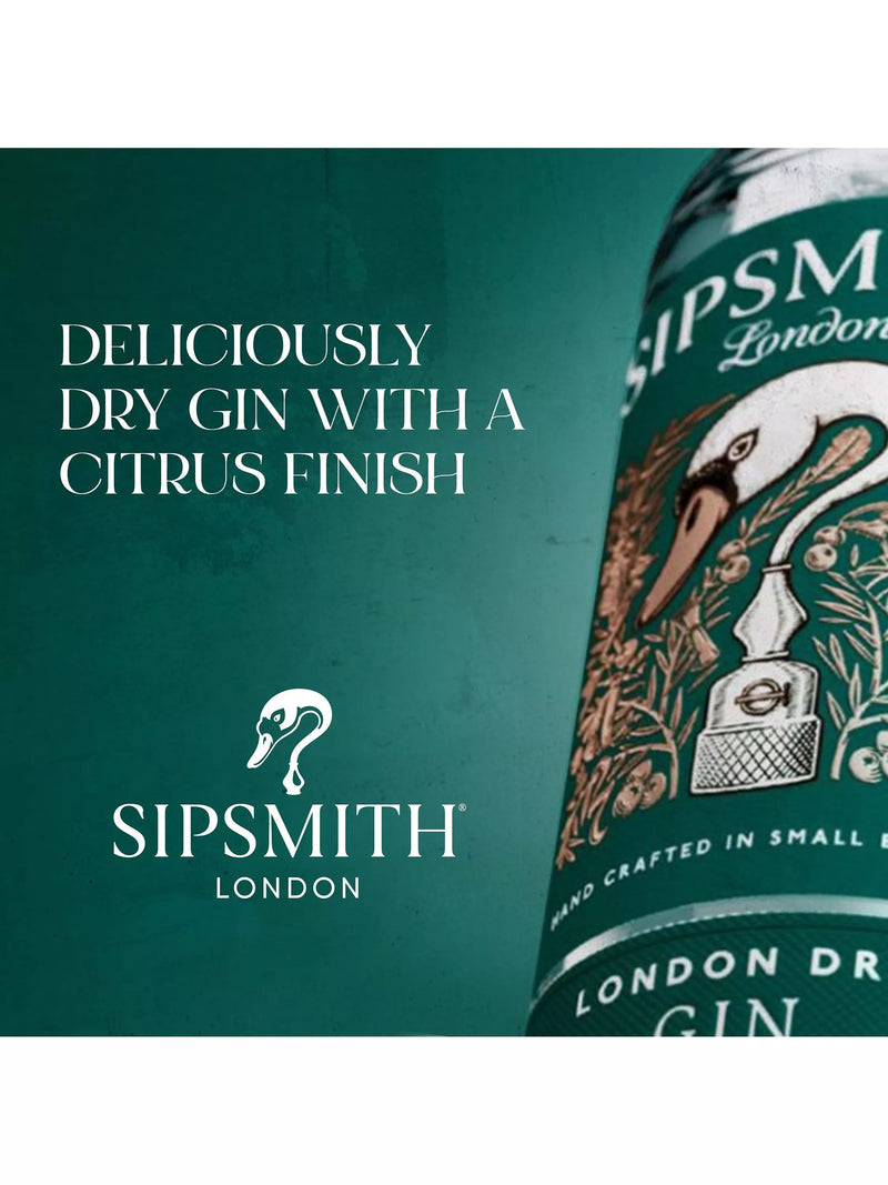 Sipsmith London Dry Gin 70cl, imported from the UK