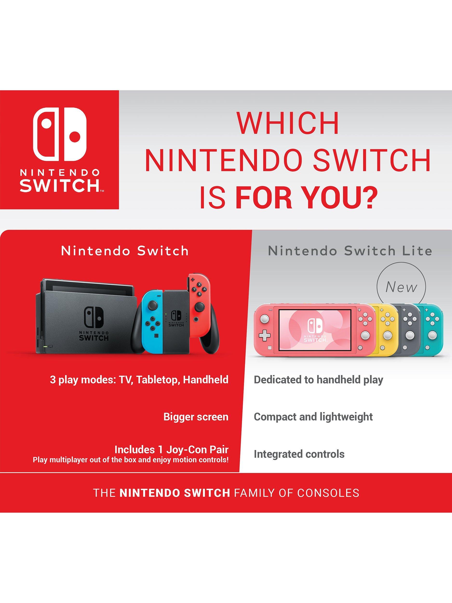 Nintendo Switch Lite handheld console, imported from the UK