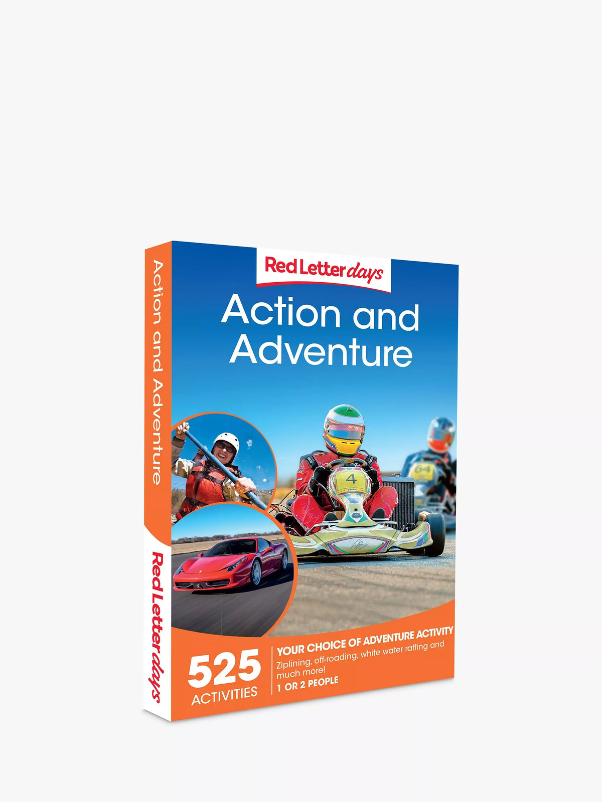 Red Letter Days action and adventure gift experience voucher, imported from the UK