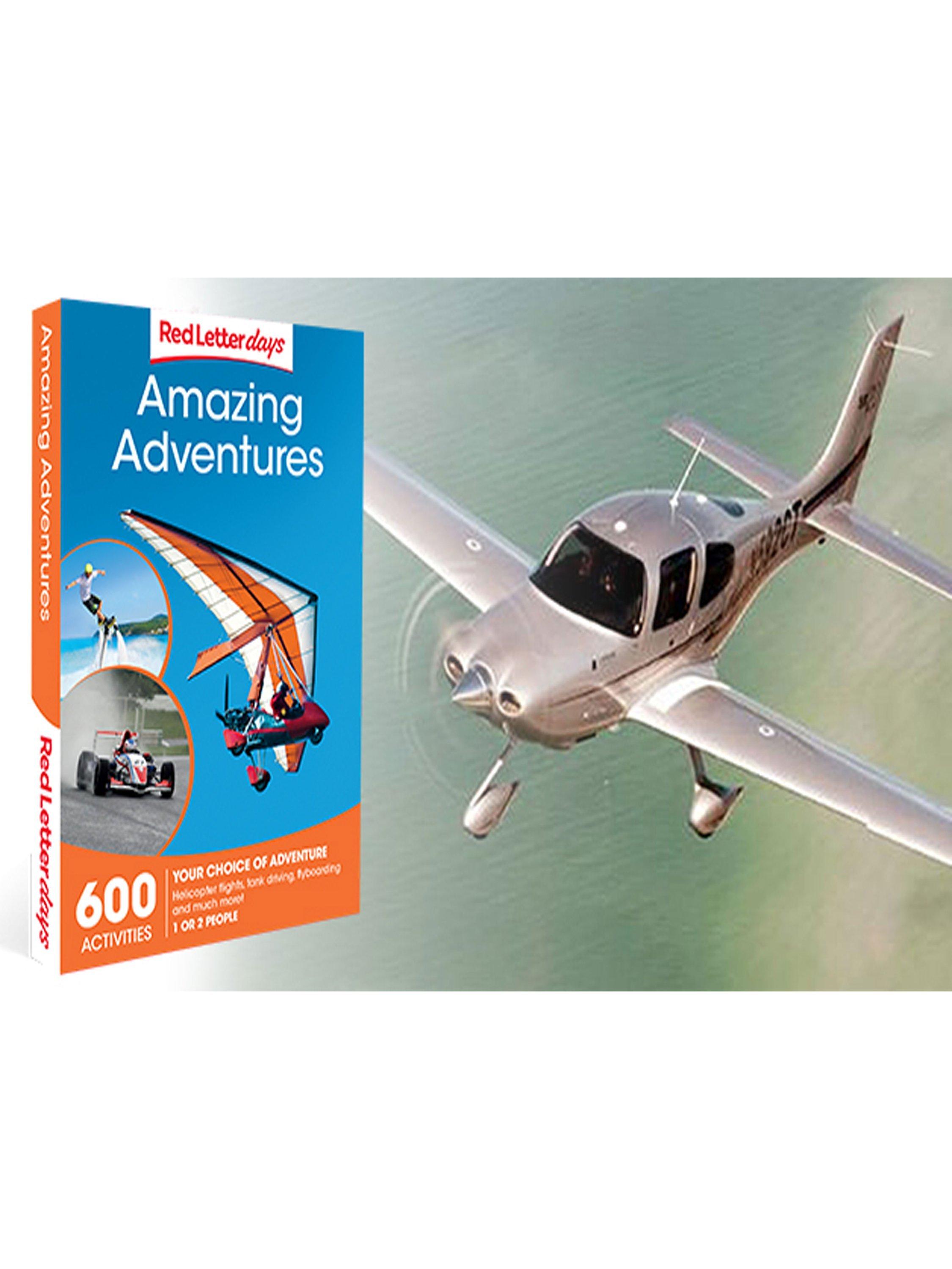 Red Letter Days amazing adventures gift experience, imported from the UK
