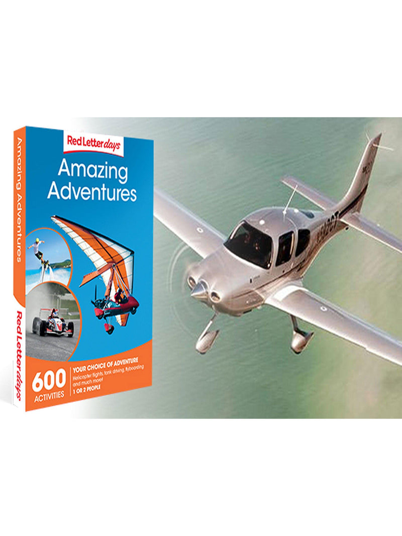 Red Letter Days amazing adventures gift experience, imported from the UK