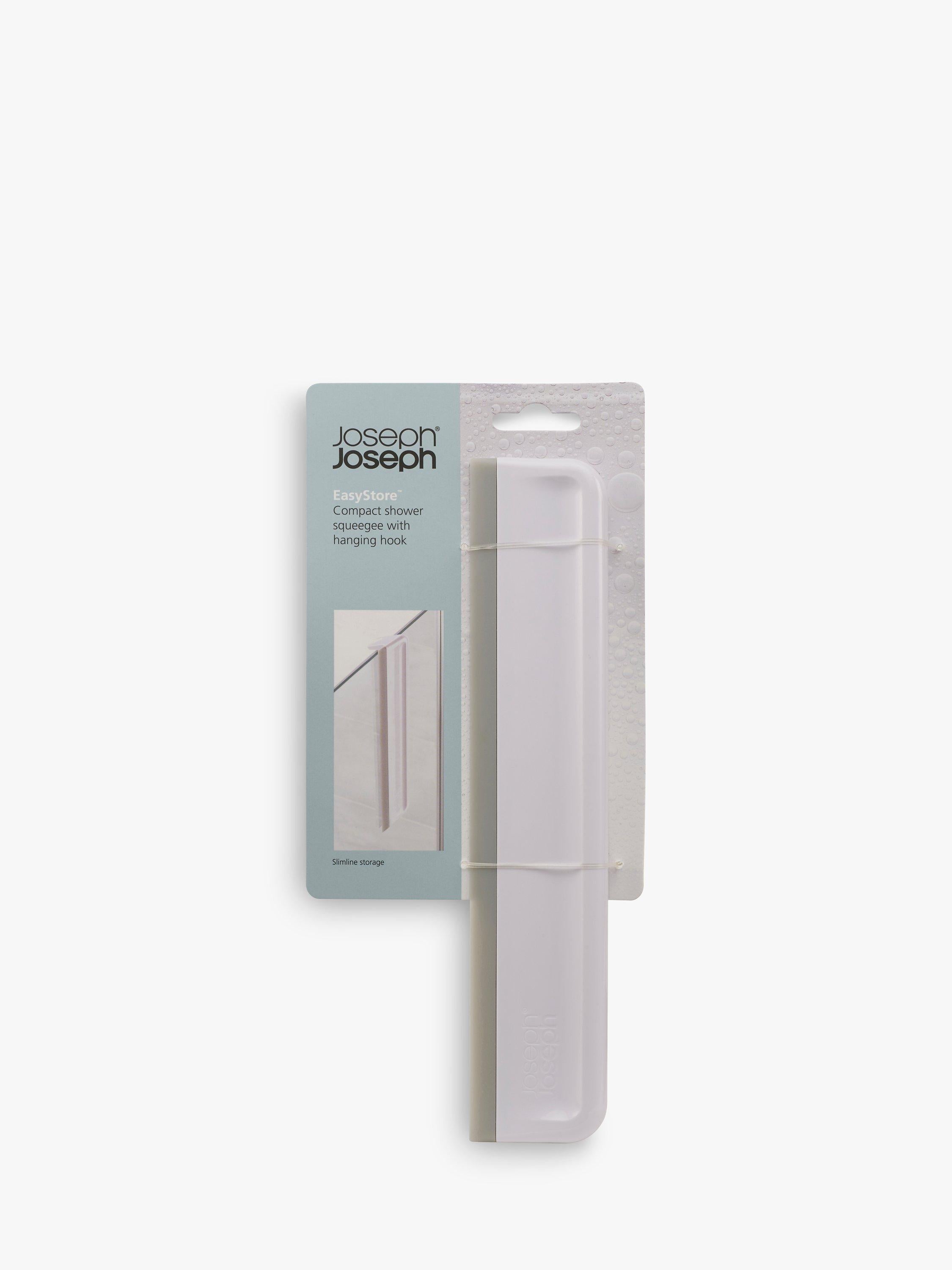 Joseph Joseph compact squeegee with silicone blade and hanging hook, UK version