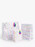 John Lewis Rainbow Splatter gift bag medium - British product
