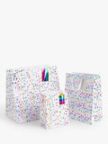 John Lewis Rainbow Splatter gift bag medium - British product