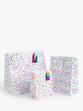 John Lewis Rainbow Splatter Gift Bag Medium