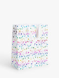 John Lewis Rainbow Splatter gift bag medium - British product