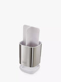 Joseph Joseph stainless steel toothbrush holder with ventilation holes, UK version