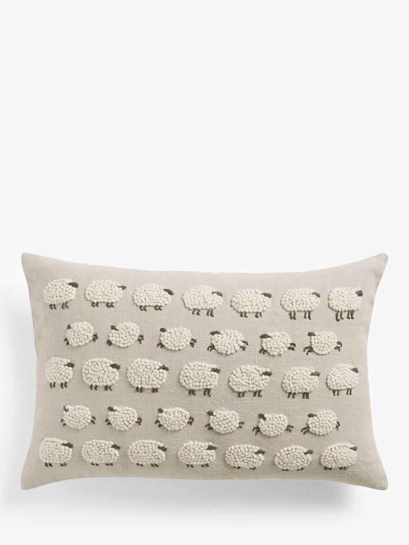 John Lewis Sheep Cushion Natural, UK version
