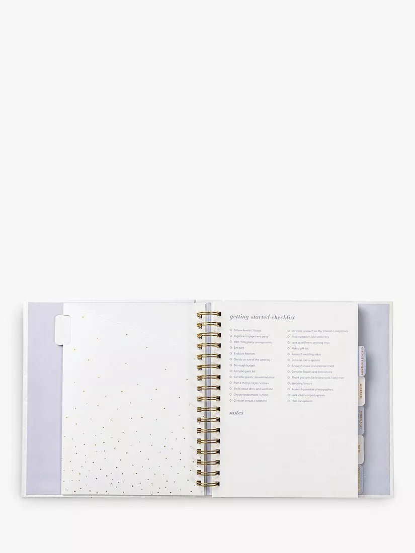 Busy B white wedding planner (British brand)