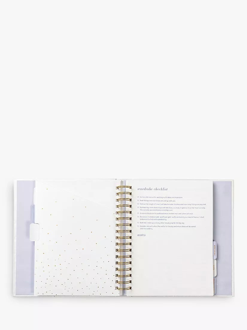 Busy B white wedding planner (British brand)