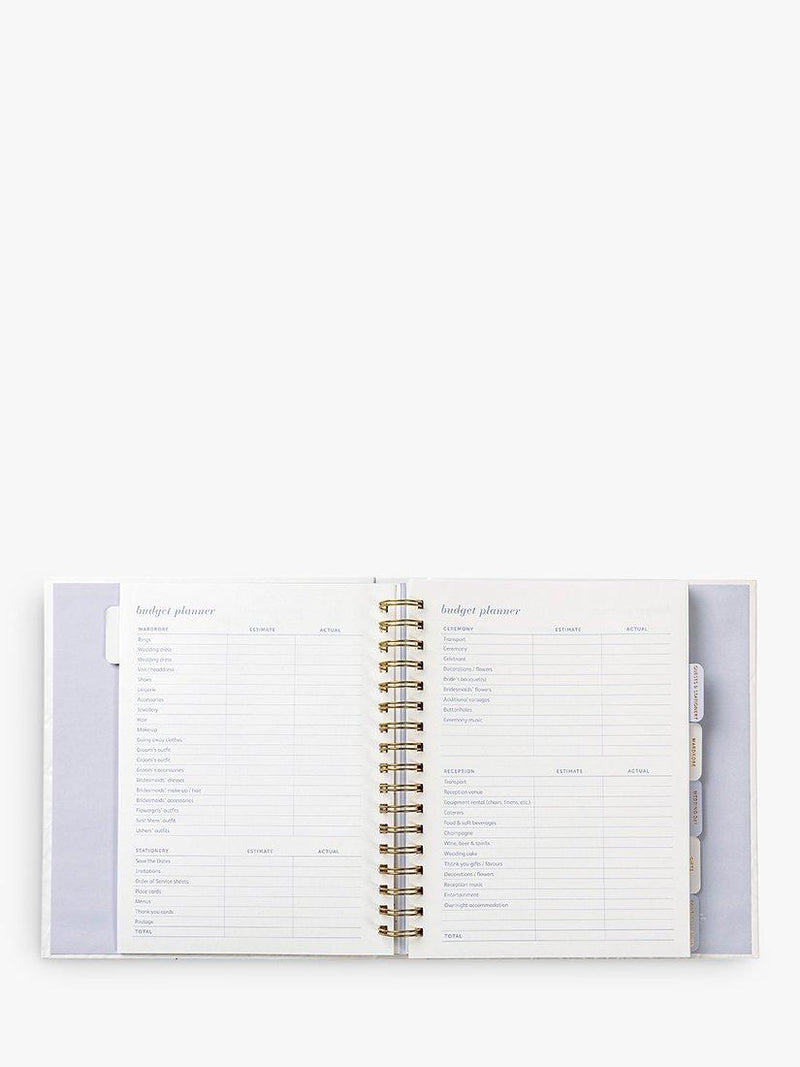 Busy B white wedding planner (British brand)