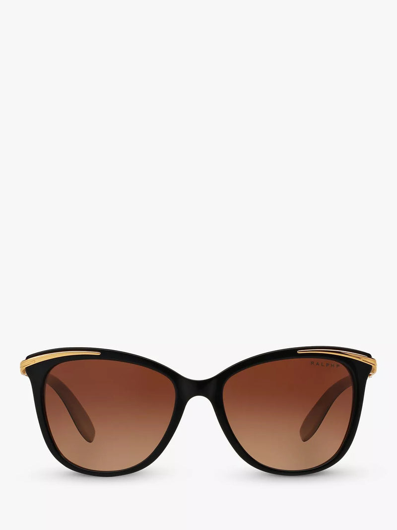 Ralph Lauren cat's eye polarised sunglasses black, UK version