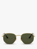 Ray-Ban polarised hexagonal sunglasses 51mm, UK version