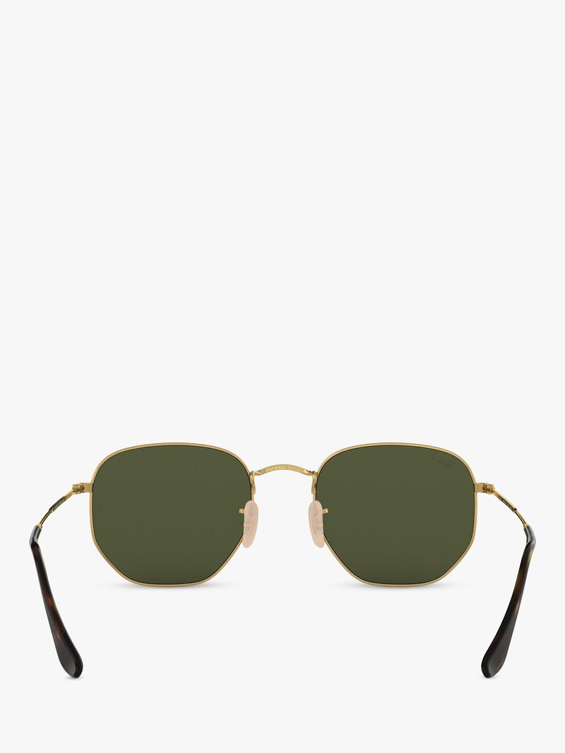 Ray-Ban polarised hexagonal sunglasses 51mm, UK version