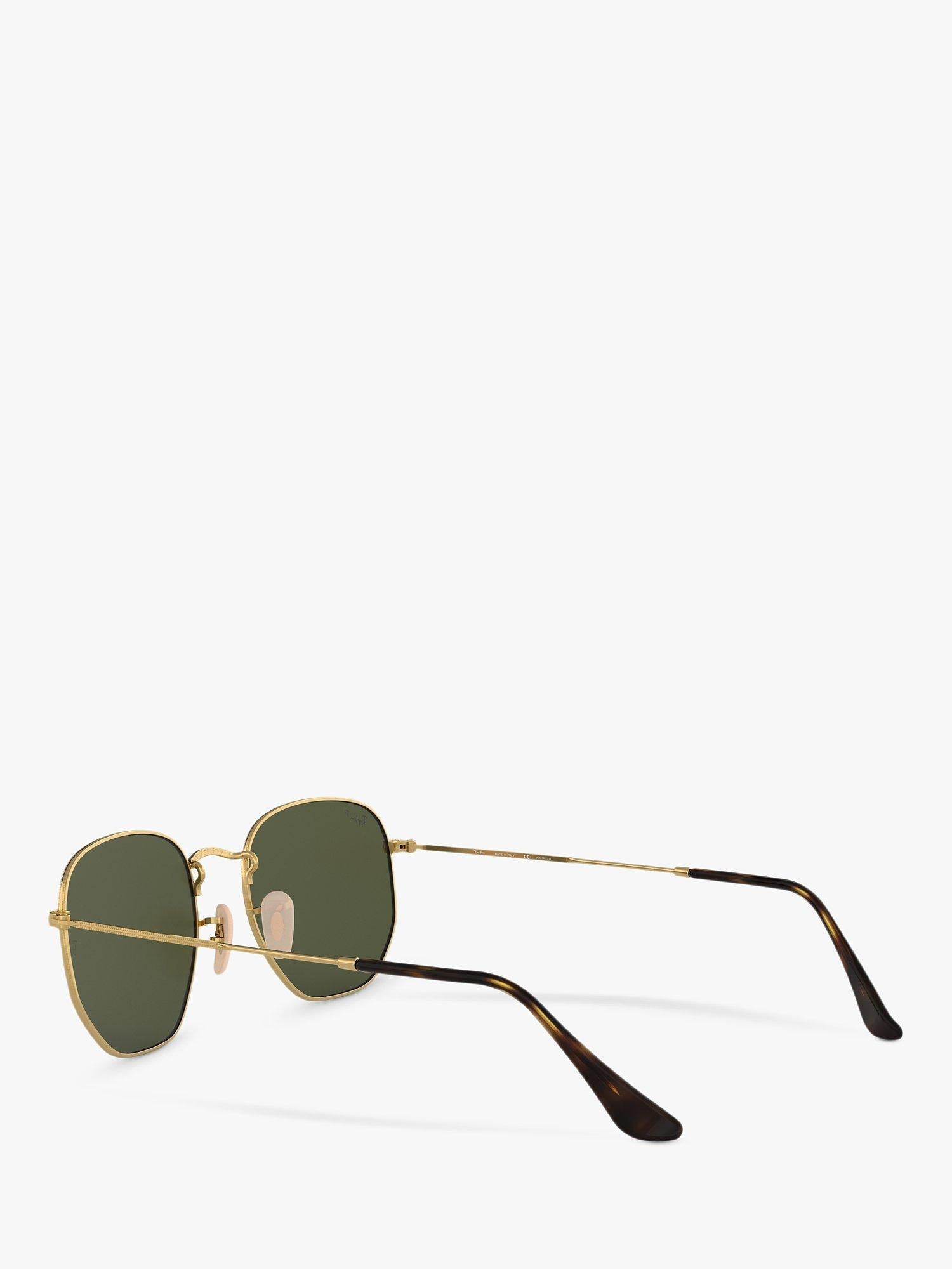 Ray-Ban polarised hexagonal sunglasses 51mm, UK version