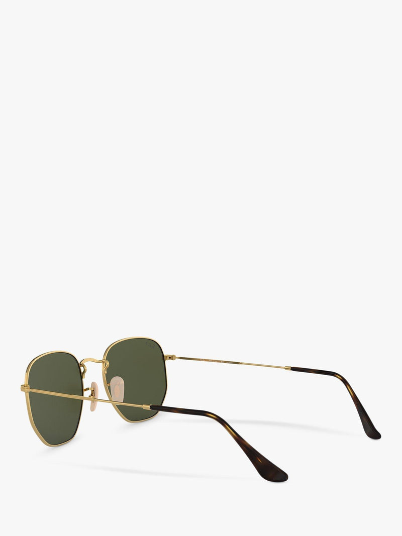 Ray-Ban polarised hexagonal sunglasses 51mm, UK version