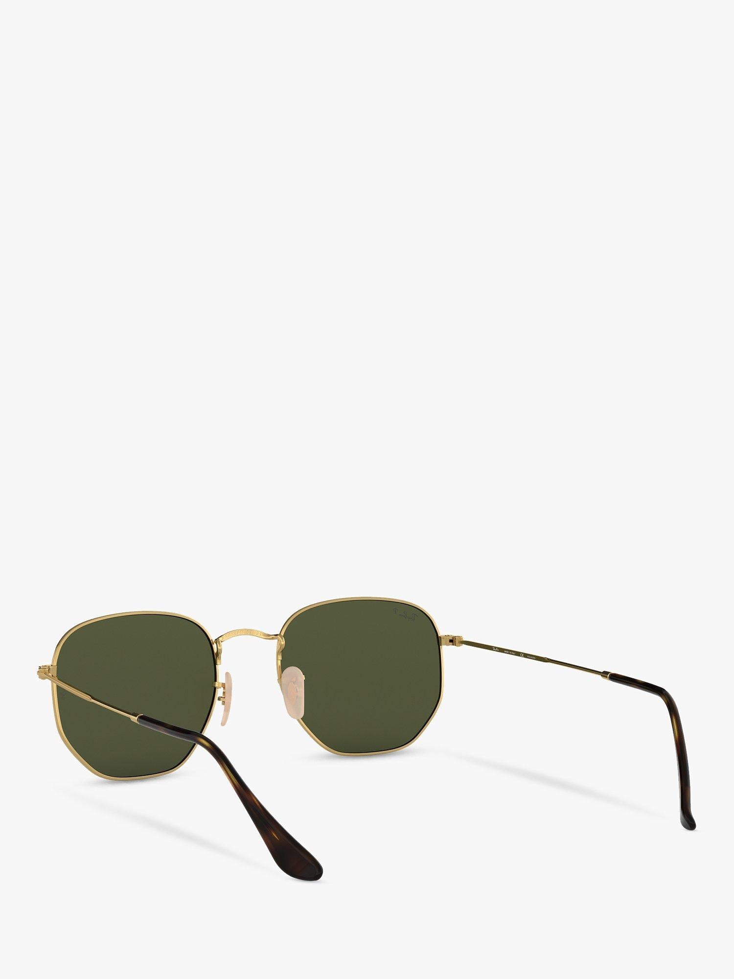 Ray-Ban polarised hexagonal sunglasses 51mm, UK version